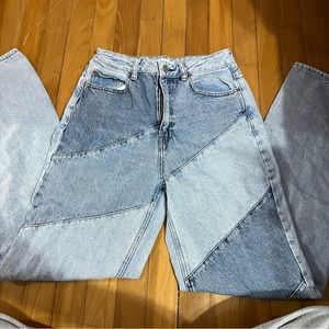 PACSUN STRIPPED JEANS